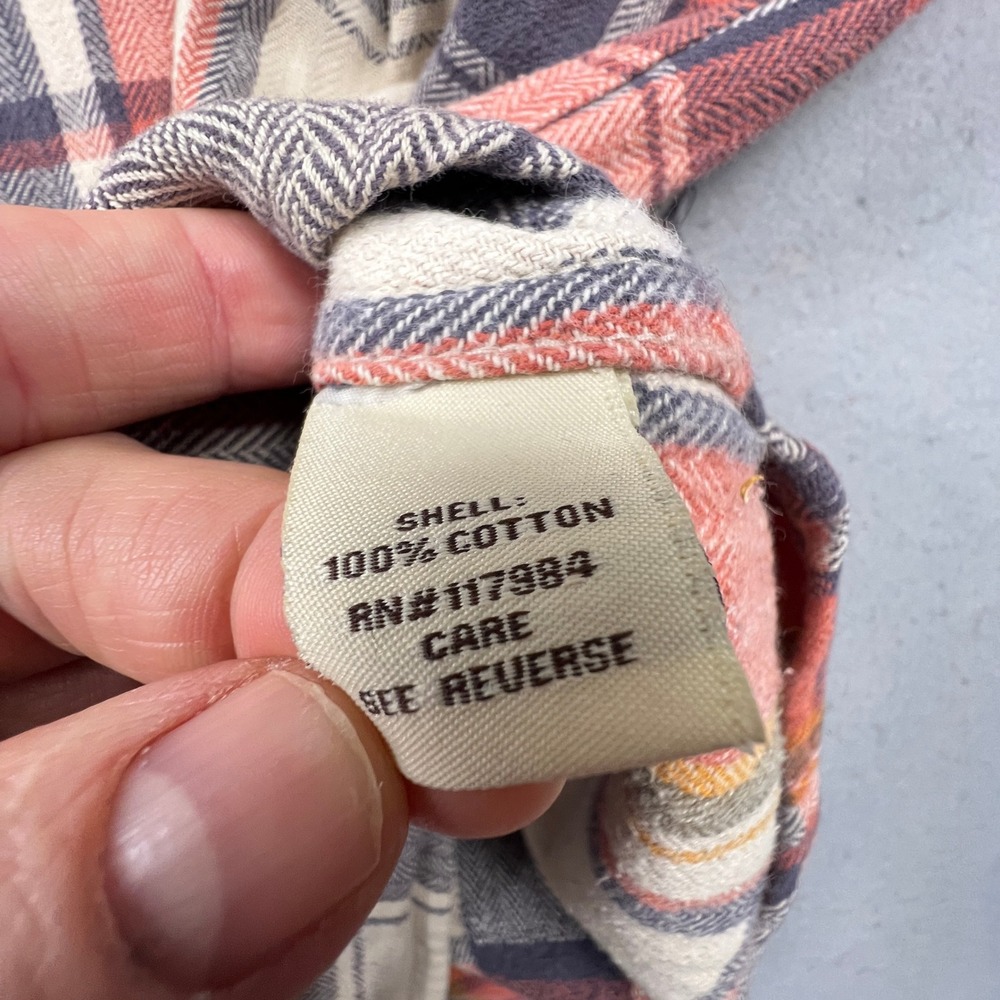 Dakota Grizzly Flannel Shirt Mens XL Red Plaid Cotton Herringbone Outdoor Casual - Picture 4 of 14